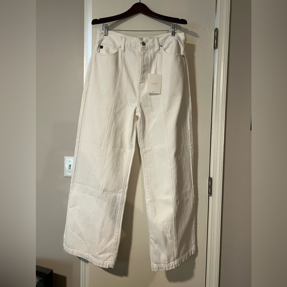 White KanCan wide leg pants